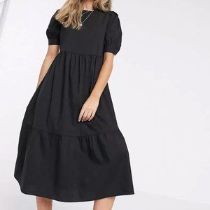 ASOS New Look Midi Poplin Smock Dress